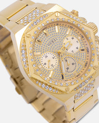 Guess Mainline Fury Glitz Bracelet Watch Gold