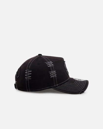 New Era New York Yankees 'Distressed And Worn' 9FORTY A-Frame Casual Strapback Navy