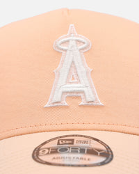 New Era Los Angeles Angels 'Peaches' 9FORTY A-Frame Snapback Peach