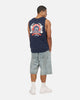 Bleacher Athletic Sydney Roosters NRL Adult Muscle T-Shirt Navy
