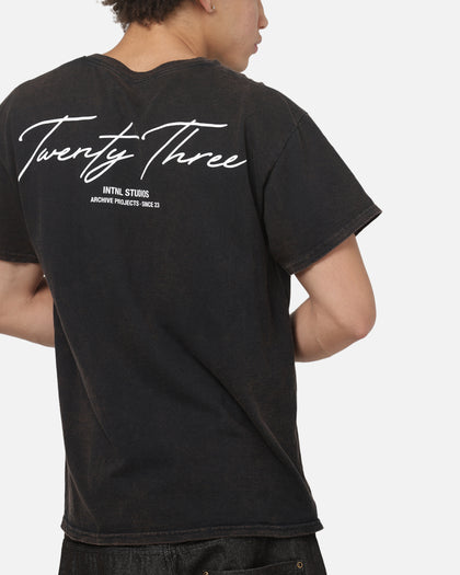 XXIII Script T-Shirt Black/White