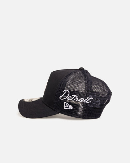 New Era Detroit Tigers 9FORTY A-Frame Trucker Snapback Navy