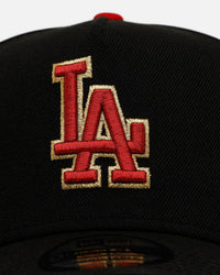 New Era Los Angeles Dodgers 'Longevity' 9FORTY A-Frame Snapback Black/Red