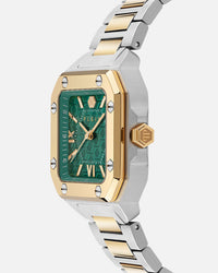 Philipp Plein Edge 42MM Two-Tone Bracelet Watch Silver/Gold