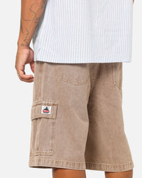 X-Large Baggy Cargo Denim 91 Shorts Smoke