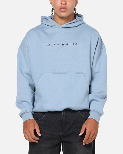 Saint Morta Conviction Boxy Hoodie Denim Blue