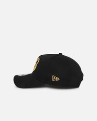 New Era Cincinnati Bengals 'NFL Black & Gold Embroidery' 9FORTY A-Frame Snapback Black/Gold