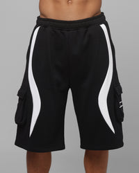Loiter Hybrid Tek Cargo Shorts Black