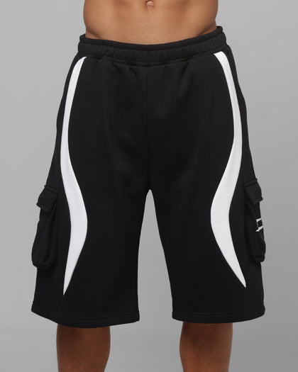 Loiter Hybrid Tek Cargo Shorts Black