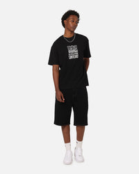 S Double Logofest T-Shirt Black
