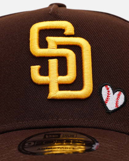 New Era San Diego Padres 'Baseball Hearts' 9FORTY A-Frame Snapback Official Team Color