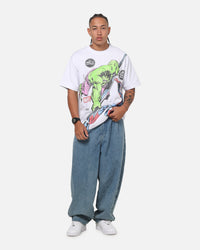73Studio Marvel The Hulk Lashes Out All Over Print T-Shirt White