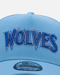 New Era Minnesota Timberwolves 'Sky Blue' 9FORTY A-Frame Snapback Sky Blue