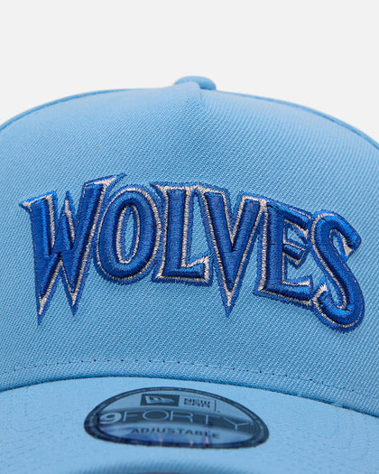 New Era Minnesota Timberwolves 'Sky Blue' 9FORTY A-Frame Snapback Sky Blue