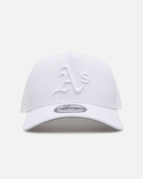 New Era Oakland Athletics 'Easy White' 9FORTY A-Frame Snapback White/White