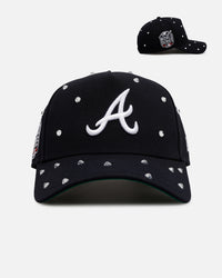 New Era Atlanta Braves 'Embellishment' 9FORTY A-Frame Snapback Navy