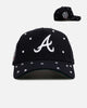 New Era Atlanta Braves 'Embellishment' 9FORTY A-Frame Snapback Navy