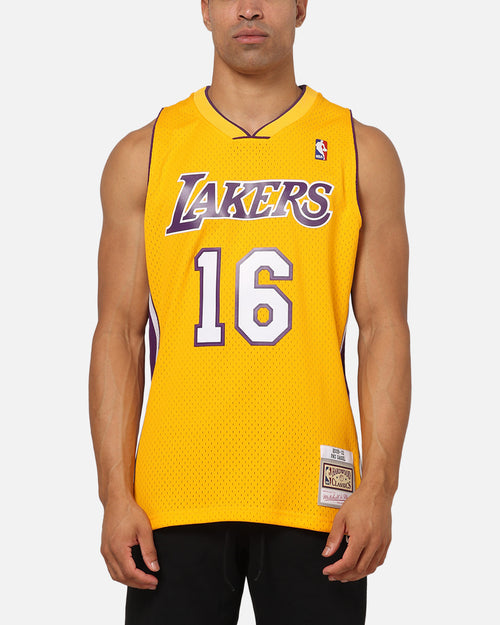 Mitchell & Ness Los Angeles Lakers Pau Gasol 09-10 Swingman Jersey Light Gold