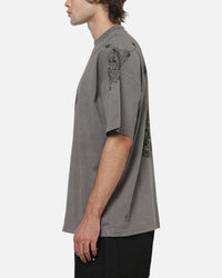 Saint Morta Heratic Boxy T-Shirt Washed Charcoal