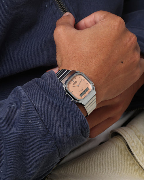 Casio AQ240E-4A Watch Silver/Orange