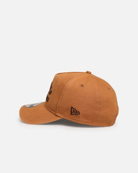 New Era Las Vegas Raiders 'Washed Canvas' 9FORTY A-Frame Snapback Walnut