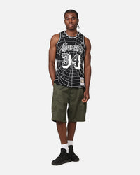Mitchell & Ness Los Angeles Lakers Shaquille O'Neal 'Glow Web' Jersey Black