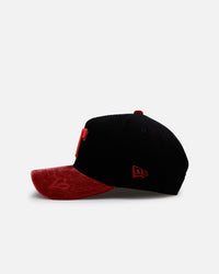 New Era Texas Rangers 'Velvet Cord Certified Lover' 9FORTY A-Frame Premium Corduroy Snapback Black