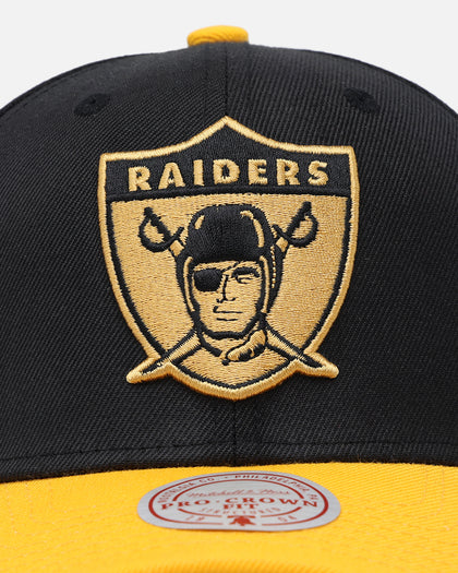 Mitchell & Ness Las Vegas Raiders "Enter The Dragon" Pro Crown Snapback Black/Ochre