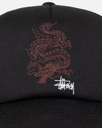 Stüssy Dragon Trucker Snapback Pigment Black