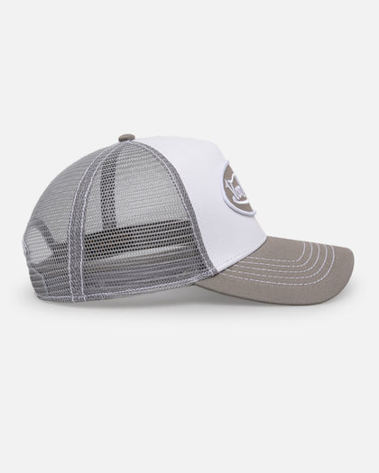 Von Dutch Grey & White Trucker Snapback Grey/White