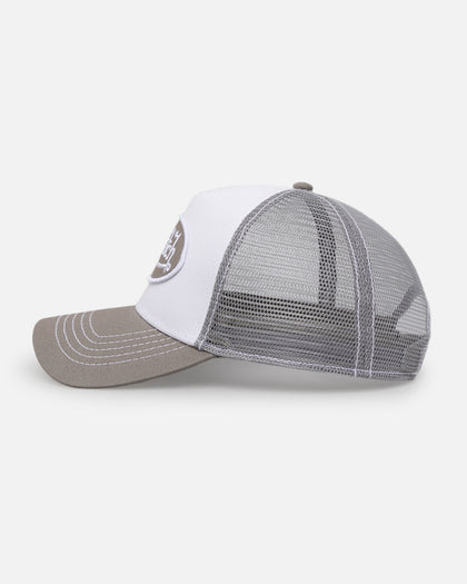 Von Dutch Grey & White Trucker Snapback Grey/White