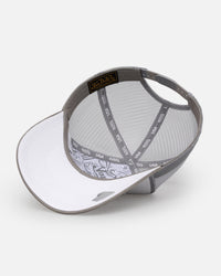 Von Dutch Grey & White Trucker Snapback Grey/White