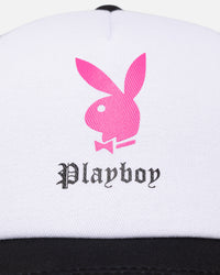 Playboy Bunny Gothic Trucker Cap White/Black