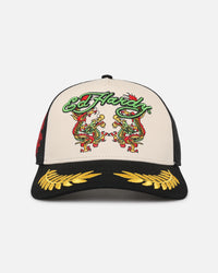 Ed Hardy Trucker Snapback Black/White