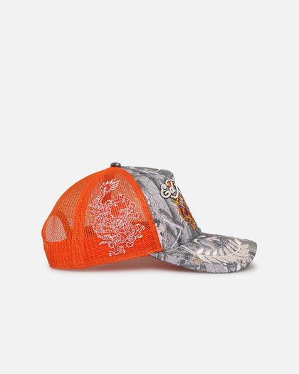 Ed Hardy Trucker Snapback Real Tree Camo