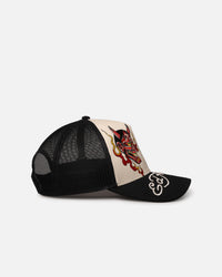 Ed Hardy Devil Trucker Snapback Black