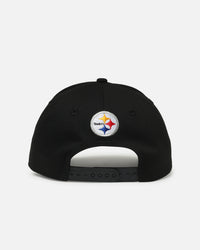 New Era Pittsburgh Steelers 'Upside Down Logo' 9FORTY A-Frame Snapback Black