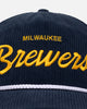 47 Brand Milwaukee Brewers 'MLB Opening Day' Corduroy Crossrope Hitch Snapback Navy