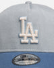 New Era Los Angeles Dodgers 'Faded Washed Grey' 9FORTY A-Frame Snapback Grey/Blue