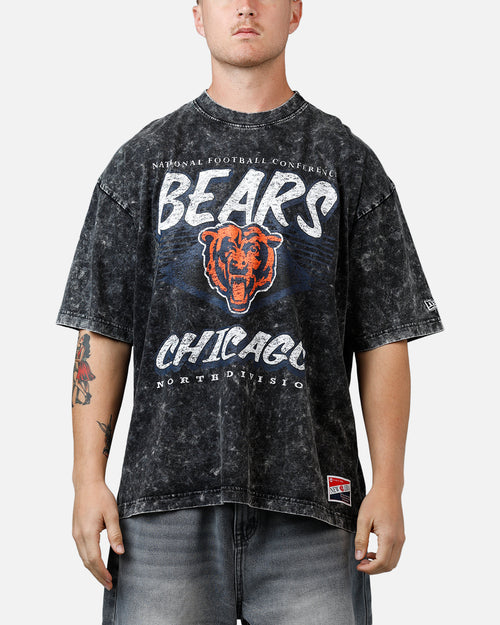 New Era Chicago Bears Boxy Essentials T-Shirt Washed Black