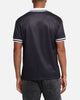 S Double Football Jersey Solid Black