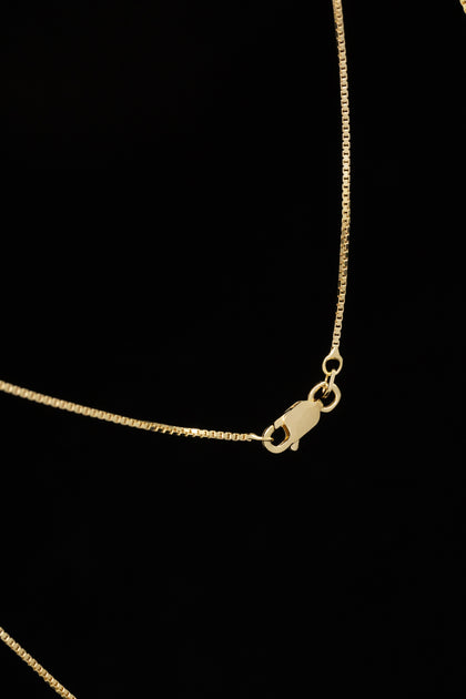 House Of Auric Micro Box Chain 18k Gold Vermeil