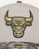 New Era Chicago Bulls 'Real Tree Stone' 9FORTY A-Frame Snapback Stone