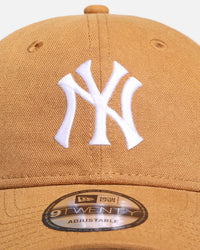 New Era New York Yankees 'Vintage Canvas' 9TWENTY Strapback Bronze