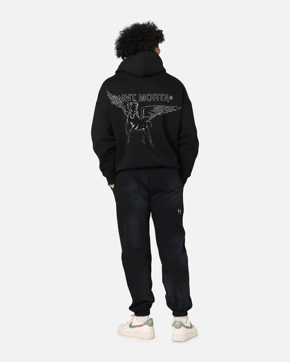 Saint Morta Liberty Boxy Hoodie Black