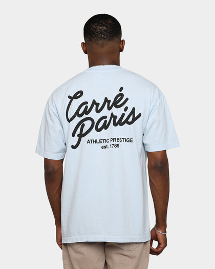 Carré Script T-Shirt Light Blue