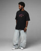 Loiter Melancholy T-Shirt Black Acidwash