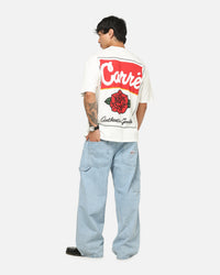 Carre Rose Box T-Shirt Off White