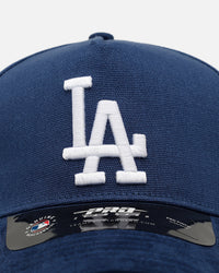Pro Standard Los Angeles Dodgers 'Team Color Suede' Pro Pinch Strapback Official Team Color