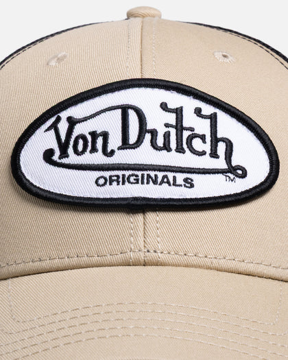 Von Dutch Originals Trucker Snapback Tan/Black